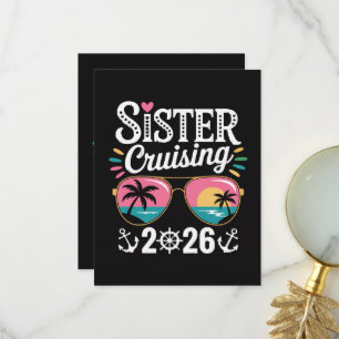 Schwester Curising 2026 Dankeskarte