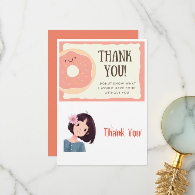 Schwester danke Karte  (Vorderseite/Rückseite Beispiel)