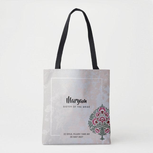 Schwester der Bride Tote Tasche - Geschenk nach Ma (Vorderseite)