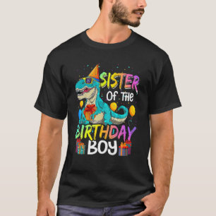 Schwester der Geburtstagsjunge Matching Family Din T-Shirt