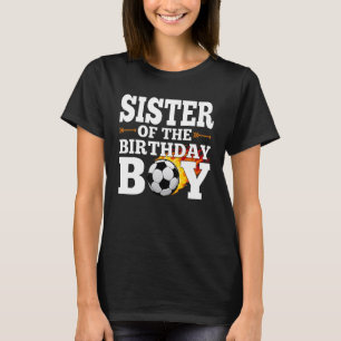 Schwester der jungen Fußballspielfamilie T-Shirt