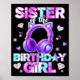 Schwester der K-Pop-Birthday-Girls Koreanische Mus Poster