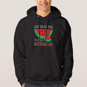 Schwester der Little Watermelon Melon Family Match Hoodie
