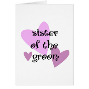 Schwester des Bräutigams