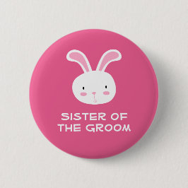 Schwester des Bräutigams Button