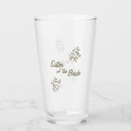 Schwester des Bride Glass Glas