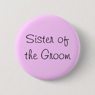 Schwester des Buttons Groom
