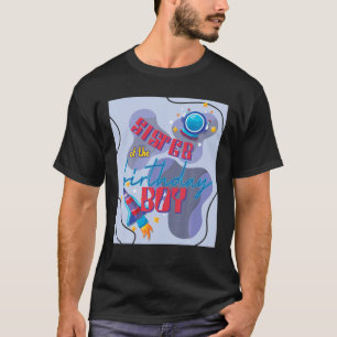Schwester des Geburtstags Junge Raumthema Matching T-Shirt