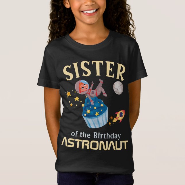 Schwester des Geburtstagsflugzeugs T-Shirt (Vorderseite)