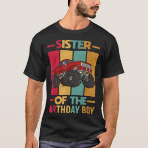 Schwester des Geburtstagsjungen Geburtstagsfeiermo T-Shirt