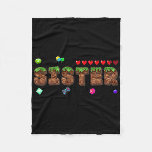 Schwester des Geburtstagsjungen Pixel Game Party M Fleecedecke