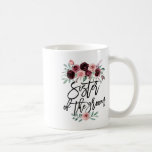 Schwester des Groom Hochzeit ungesetzliche Brautju Kaffeetasse<br><div class="desc">Schwester des Groom Hochzeit-Ungesetzen Brautjungfrau Ehrenbetrüger</div>