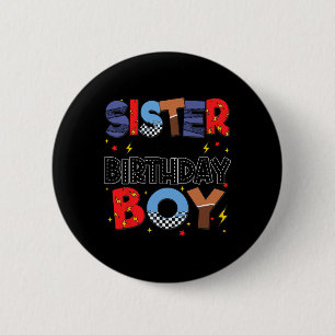 Schwester des Party der Jungen-Rennfahrer am Gebur Button