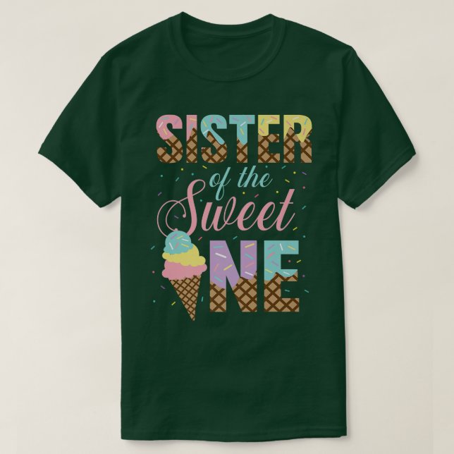 Schwester des süßen ein Shirt Eis Lovers Swe (Design vorne)