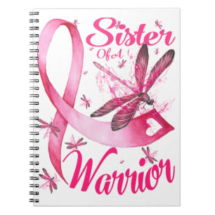 Schwester eines Kriegerdrachenbrustkrebses Notizblock