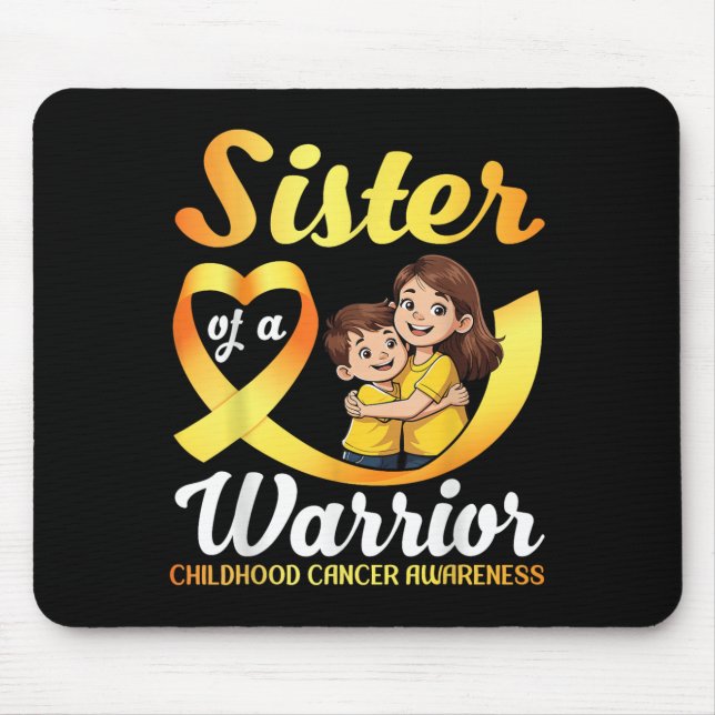 Schwester eines Kriegers Bro Mousepad (Vorne)