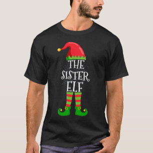 Schwester Elf Familie Matching Weihnachtsgruppe Fu T-Shirt