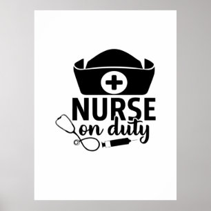Schwester Geschenk Schwester im Dienst Poster