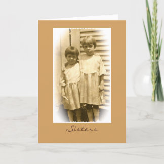 Schwester-Gruß-Karte Karte