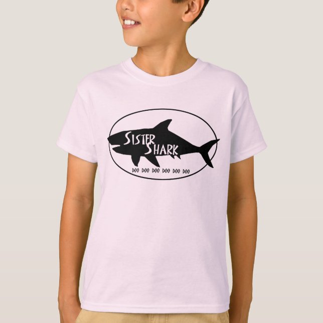 Schwester-Haifisch T-Shirt (Vorderseite)