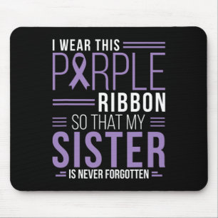 Schwester ich trage diese Lila Ausblicke auf eine Mousepad