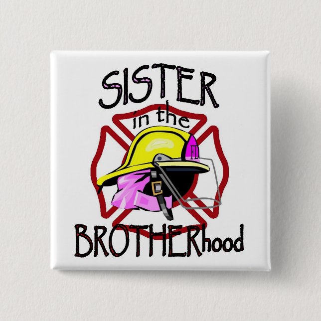 Schwester in der Bruderschaft Button (Vorderseite)