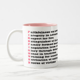 Schwester in der Bruderschafts-Tasse Zweifarbige Tasse