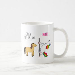 Schwester in Law Funny Unicorn Geburtstag Kaffeetasse