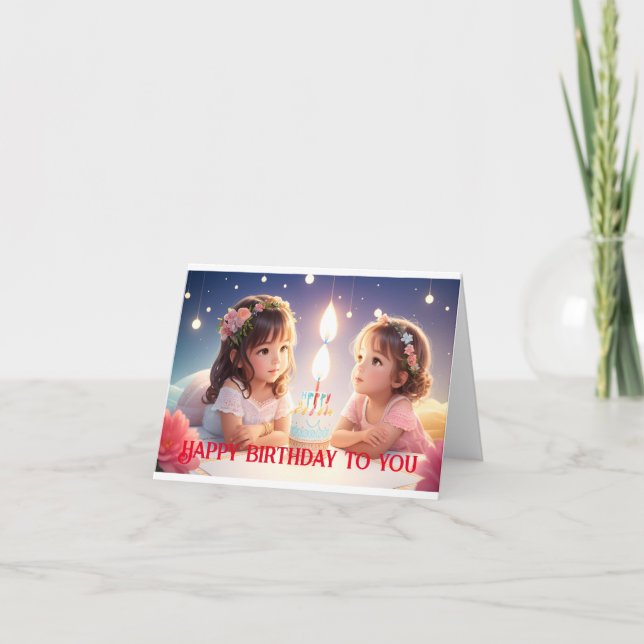 Schwester Karte (Vorderseite)