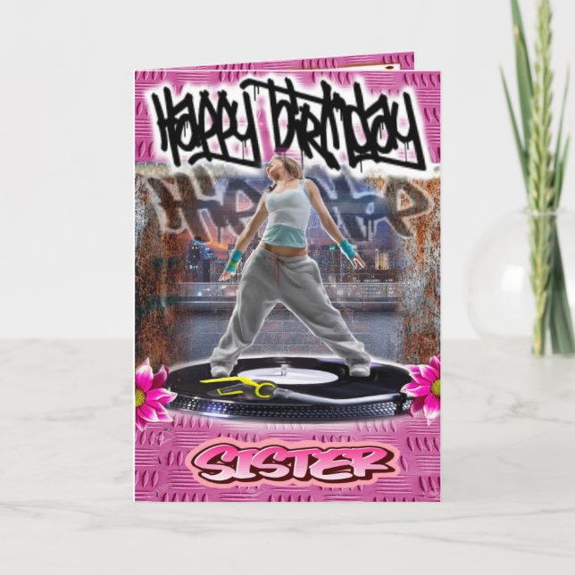 Schwester Karte (Vorderseite)