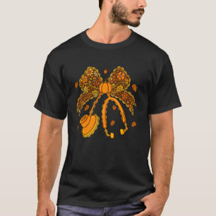 Schwester Kokette Bogen Stethoskop Erntedankfest H T-Shirt