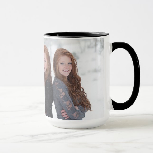 Schwester-kundenspezifische Tasse fügen Sie Foto (Rechts)