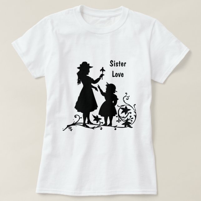 Schwester Liebe * Schwestertag T-Shirt (Design vorne)