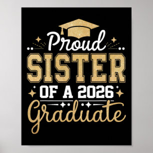 Schwester Senior 2026 Stolz Schwester Eines Cl Von Poster