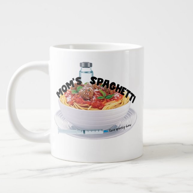 Schwester Spaghetti Jumbo-Tasse (Links)