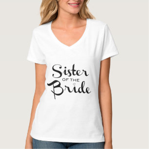 Schwester von Bride Black auf Weiß T-Shirt