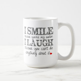 Schwester-Zitat-Kaffee-Tasse Kaffeetasse