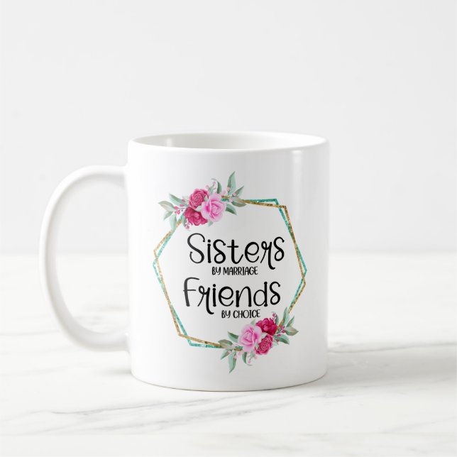 Schwestern bei der Ehe Freunde bei der Tasse (Links)