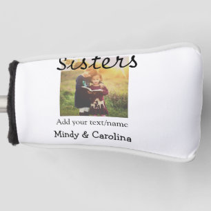 Schwestern besties BESTE FREUNDIN fügen Fotonamens Golf Headcover