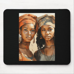 Schwestern der Sonne - zwei afrikanische Frauen Mousepad