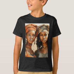 Schwestern der Sonne - zwei afrikanische Frauen T-Shirt