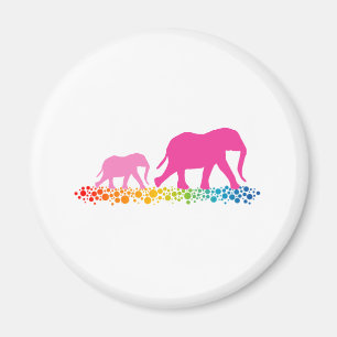 Schwestern des Elefanten Walking Magnet