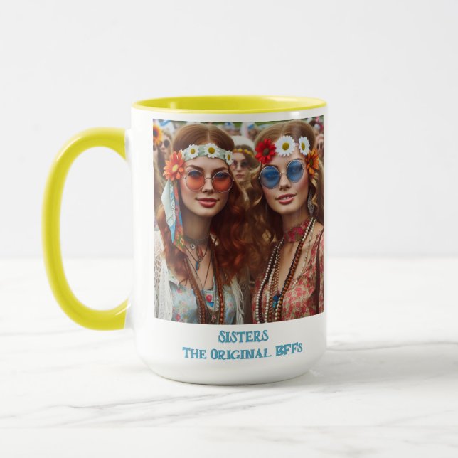 Schwestern die originalen Beste Freundinnen Tasse (Links)