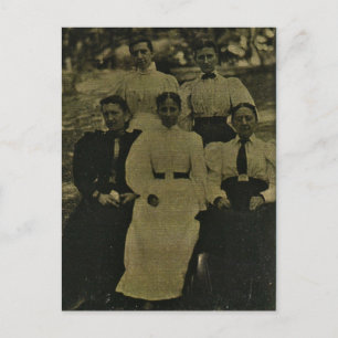 Schwestern durch dick & dünn postkarte