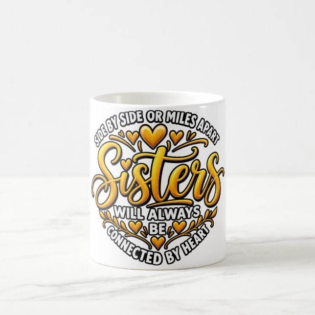 Schwestern für immer! 💕 kaffeetasse (Mittel)