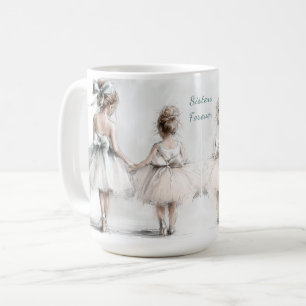 Schwestern für immer Tasse – Pastell Große & Klein