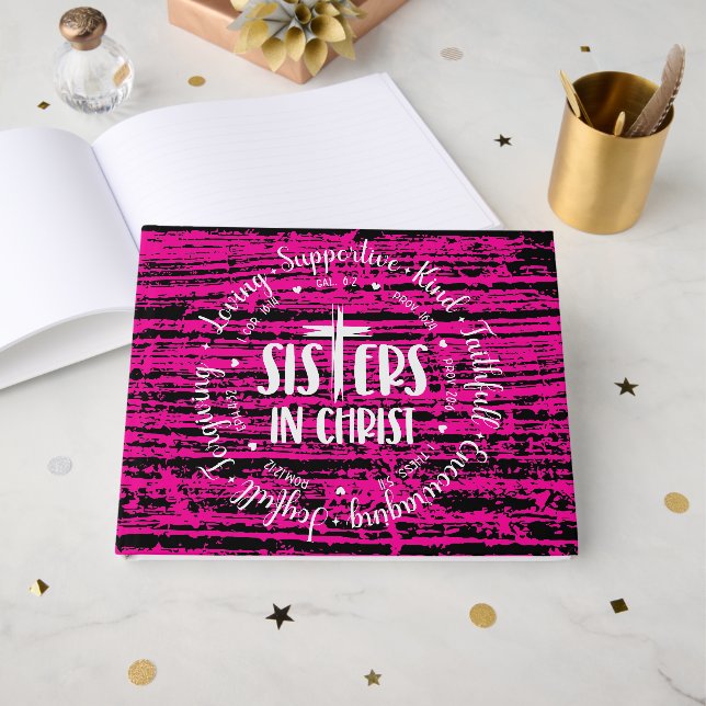 Schwestern in Christus Gästebuch (Vorderseite Offen)