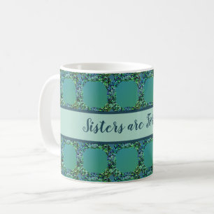 Schwestern ketten für immer blaues Aquamarines Mos Kaffeetasse
