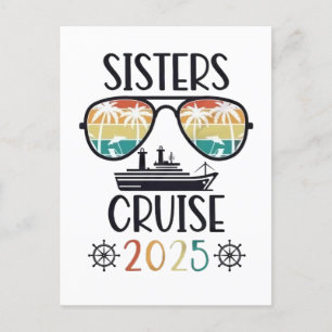 Schwestern Kreuzfahrt 2025 Familien-Matching-Trip  Postkarte