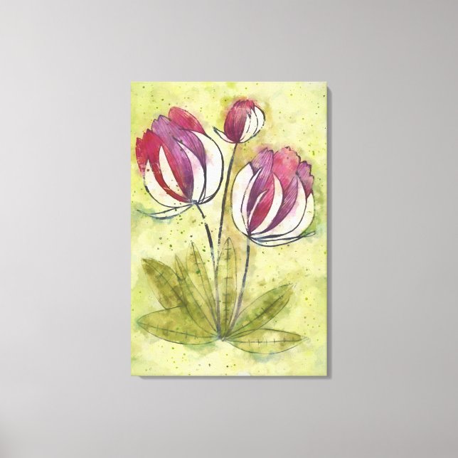 Schwestern Leinwanddruck (Vorderseite)